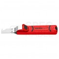 Ściągacz izolacji 165mm uniwersalny 8-28mm do kabli okrągłych z nożem hakowym KNIPEX 16 20 165 SB
