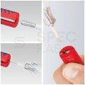 Ściągacz izolacji uniwersalny typu Allrounder do kabli koncetrycznych 4,8-7,5mm KNIPEX 16 60 100 SB