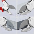 Sekator kowadełkowy do gumy PVC skóry drewna węży do szer. 40mm i wys. 7,5 mm fi:25mm KNIPEX 94 55 200