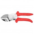 Sekator kowadełkowy do gumy PVC skóry drewna węży do szer. 40mm i wys. 7,5 mm fi:25mm KNIPEX 94 55 200