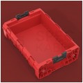 Skrzynia na narzędzia kosz otwarty 450x310x130mm 9l Qbrick BOX 130 2.0 System PRO RED Ultra HD