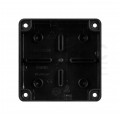 Skrzynka hermetyczna IP65 puszka instalacyjna 100x100x50mm bezhalogenowa czarna UV S-BOX 116C