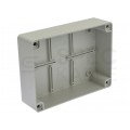 Skrzynka hermetyczna IP65 Puszka instalacyjna 190x140x70mm bezhalogenowa szara S-BOX 416