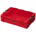 Skrzynka na narzędzia modułowa podwójna z uchwytem otwarta 465x310x367 czerwona 18L QBRICK SYSTEM PRO Modular Tray RED