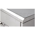 Skrzynka szafka gazowa nierdzewna INOX 250x250x200mm + kluczyk bezpieczeństwa