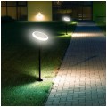 Solarny słupek ogrodowy 42-80cm LED 3W 260lm 4000K IP65 biały barwa NW biała neutralna V-TAC VT-943 2 sztuki
