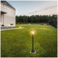 Solarny słupek ogrodowy wysokość 93cm IP44 2W 110lm 2200mAh barwa 3000-6000K czarny V-TAC VT-984-S 3 LATA GWARANCJI