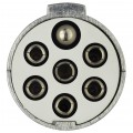 Spiralny adapter kablowy QLY-s do naczepy 24V wtyk 15-pin / 2 metalowe wtyki 7-pin typu N+S 4,5m