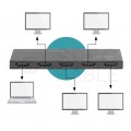 Splitter HDMI Rozgałęźnik 1x wejście / 4x wyjście 4K@60 Ultra HD DIGITUS DS-45323