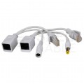 Splitter P-POE1 RJ45 kat.5e 2 wtyki / 1 gniazdo rozdzielacz do kamer IP POE Pulsar