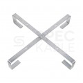 Stelaż zapasu kabla stały 600x600x95mm aluminiowy PFOT