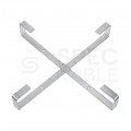 Stelaż zapasu kabla stały 600x600x95mm aluminiowy PFOT