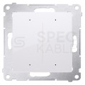 Sterownik przyciskowy oświetleniowy Wi-Fi SWITCH D 2x5A 230V SIMON 54 GO biały Kontakt Simon DEW2W.01/11