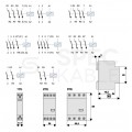 Stycznik modułowy na szynę 25A cewka 230V 2NO 1P EATON