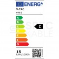 Świetlówka tubowa LED G13 T8 230V 15W 2400lm 6400K IP20 barwa CW biała zimna V-TAC VT-1615 5 LAT GWARANCJI