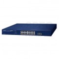 Switch 16xPoE 2xSFP GS-2210-16P2S PLANET 16-portowy przełącznik 10/100/1000T 802.3at PoE + 2-portowy 1000-SFP Web Smart Ethernet