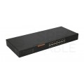 Switch 19" RACK 16x port RJ45 (Fast Ethernet 100Mb/s) przełącznik niezarządzalny Extralink HEXON