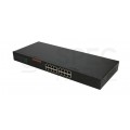 Switch 19" RACK 16x port RJ45 (Gigabit Ethernet 1000Mb/s) przełącznik niezarządzalny Extralink EVAN