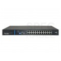 Switch 19" RACK 24x port RJ45 (Gigabit Ethernet 1000Mb/s) + 2x port SFP Uplink 1Gb/s + 1 port konsolowy RJ45, przełącznik zarządzalny L2 AVIZIO