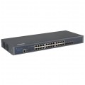 Switch 19" RACK 24x port RJ45 (Gigabit Ethernet 1000Mb/s) + 4x port SFP+ (10Gb/s), przełącznik zarządzalny L3 Extralink Chiron
