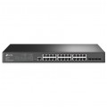 Switch 19" RACK 24x port RJ45 (Gigabit Ethernet 1000Mb/s) + 4x port SFP (1Gb/s) przełącznik zarządzalny L2 TP-Link TL-SG3428