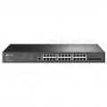 Switch 19" RACK 24x port RJ45 (Gigabit Ethernet 1000Mb/s) + 4x port SFP (1Gb/s) przełącznik zarządzalny L2 TP-Link TL-SG3428