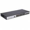 Switch 19" RACK 24x port RJ45 (Gigabit Ethernet 1000Mb/s) + 4x port SFP+ (Uplink 10Gb/s) przełącznik zarządzalny Extralink Hypnos
