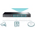 Switch 19" RACK 26x port RJ45 (Gigabit Ethernet 1000Mb/s, w tym 24x PoE+) + 2x port SFP przełącznik niezarządzalny TP-Link TL-SG1428PE