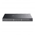 Switch 19" RACK 48x port RJ45 (Gigabit Ethernet 1000Mb/s) + 4x port SFP+ (10Gb/s) przełącznik zarządzalny L2 TP-Link SG3452XP