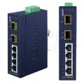 Switch 4x 10/100Base-TX + 2x 100Base-FX SFP z szeroką temperaturą pracy (-40 - +75 C) ISW-621TF PLANET