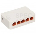 Switch Desktop 5x port RJ45 (Fast Ethernet 100Mb/s) przełącznik niezarządzalny Extralink Uranos