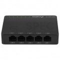 Switch Desktop 5x port RJ45 (Gigabit Ethernet 1000Mb/s) przełącznik niezarządzalny LANBERG DSP2-1005-12V