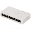 Switch desktop 8x port RJ45 (Gigabit Ethernet 1000Mb/s) przełącznik niezarządzalny Extralink ENYO