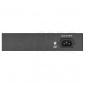 Switch PoE 10" 19" RACK 10x port RJ45 (8x PoE+ Fast Ethernet + 2x Uplink Gigabit 1000Mb/s) przełącznik niezarządzalny LANBERG RSFE-8P-2GE-120