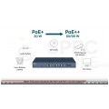 Switch PoE 19" RACK 24x port RJ45 (PoE+ Gigabit Ethernet 1000Mb/s) + 4x port SFP+ (10Gb/s) przełącznik zarządzalny L2+ TP-Link TL-SG3428XMP