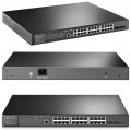 Switch PoE 19" RACK 24x port RJ45 (PoE+ Gigabit Ethernet 1000Mb/s) + 4x port SFP+ (10Gb/s) przełącznik zarządzalny L2+ TP-Link TL-SG3428XMP