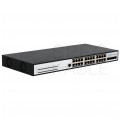 Switch PoE 19" RACK 24x port RJ45 (PoE+ Gigabit Ethernet 1000Mb/s) + 4x port SFP+ (10Gb/s) przełącznik zarządzalny L3 Extralink Chiron PRO