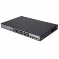 Switch PoE 19" RACK 24x port RJ45 (PoE+ Gigabit Ethernet 1000Mb/s) + 4x port SFP+ (Uplink 10Gb/s) przełącznik zarządzalny L3 Extralink Hypnos PRO