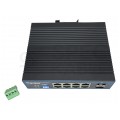 Switch PoE Desktop 10x port RJ45 (Gigabit Ethernet 1000Mb/s, w tym 8x PoE+ i 2x SFP Uplink) przełącznik niezarządzalny AVIZIO