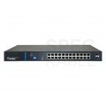 Switch PoE Desktop 26x port RJ45 (24x PoE+ Gigabit Ethernet 1000Mb/s i 2x Uplink Gigabit Ethernet ) przełącznik niezarządzalny AVIZIO