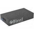 Switch PoE Desktop 5x port RJ45 (Fast Ethernet 100Mb/s, w tym 4x PoE i 1x Uplink) przełącznik niezarządzalny 8level FEPS-1504 v2