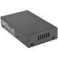 Switch PoE Desktop 5x port RJ45 (Fast Ethernet 100Mb/s, w tym 4x PoE i 1x Uplink) przełącznik niezarządzalny 8level FEPS-1504 v2