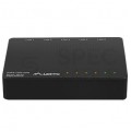 Switch PoE Desktop 5x port RJ45 (Gigabit Ethernet 1000Mb/s, w tym 4x PoE+ i 1x Uplink) przełącznik niezarządzalny Lanberg DSP3-1005-60W