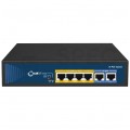 Switch PoE Desktop 6x port RJ45 (4x PoE+ Fast Ethernet 100Mb/s i 2x Uplink Fast Ethernet ) przełącznik niezarządzalny CAMVI