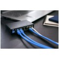 Switch PoE Desktop 6x port RJ45 (Gigabit Ethernet 1000Mb/s, w tym 4x PoE+ i 2x Uplink) przełącznik niezarządzalny Extralink Krios