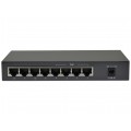 Switch PoE Desktop 8x port RJ45 (Fast Ethernet 100Mb/s, w tym 4x PoE+) przełącznik niezarządzalny TP-Link TL-SF1008P