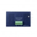 Switch PoE na szynę DIN TH35 10x port RJ45 (Gigabit Ethernet 1000Mb/s w tym 8x PoE++ i 2x UpLink) + 2x port SFP (1Gb/s) przełącznik zarządzalny L2/L4 PLANET