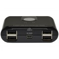 Switch USB 2.0 Przełącznik 4x USB A (gniazdo) / 2x USB A (wtyk) ATEN US224