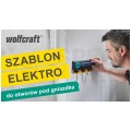Szablon / poziomica wiercenia do puszek prądowych WOLFCRAFT WF5976000