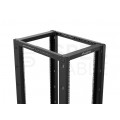 Szafa stojąca OPEN RACK 19" 22U 600x1000mm do serwerów i magazynów energii otwarta czarna LANBERG